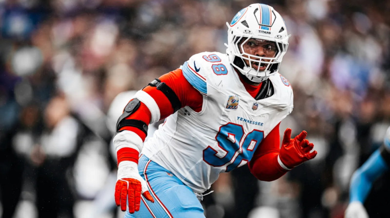 Džefrijs Simonss. Foto: Tennessee Titans