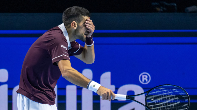 Novaks Džokovičs. Foto: Keystone/AP/Scanpix