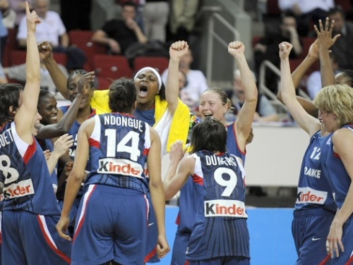 Eiropas čempiones - Francijas basketbolistes