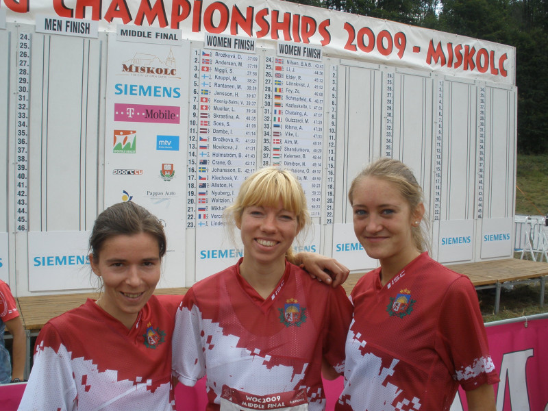 Skrastiņa devītā pasaules orientēšanās čempionātā