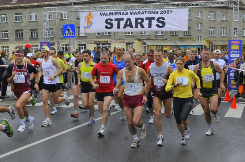 "Valmieras maratonā" rekordliels dalībnieku skaits