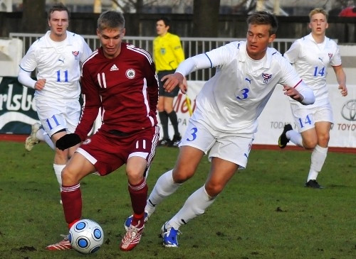 Latvijas U-21 izlase zaudē Fēru salām