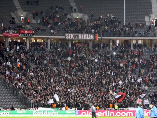 Uz "Ventspils" spēli varētu ierasties ap 130 agresīvu ''Hertha'' līdzjutēju