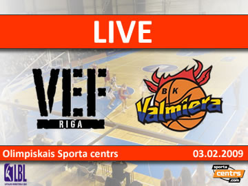 Šodien 19:30 VEF Rīga - Valmiera