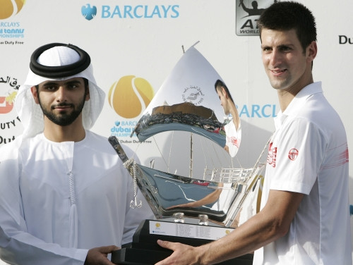 Džokovičs aizstāv Dubaijas titulu