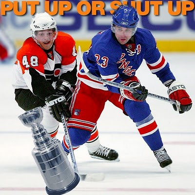 Izšķirošā spēles par play-off Flyers vs Rangers [22:00]
