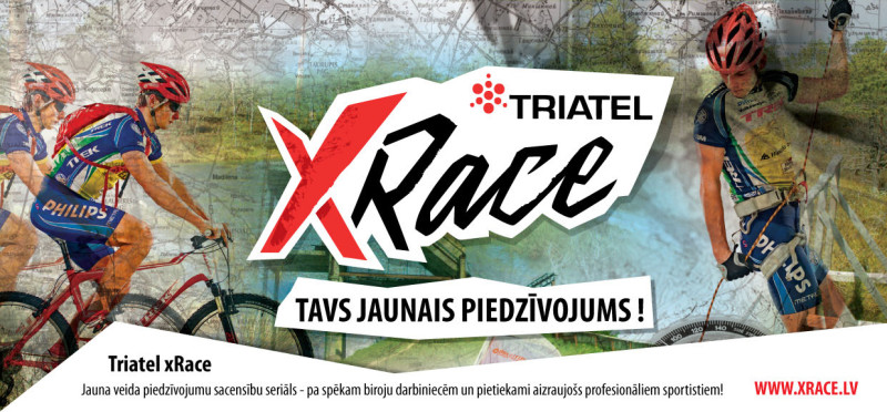 "Triatel xRace" pirmajam posmam pieteikušies jau vairāk kā 200 dalībnieki