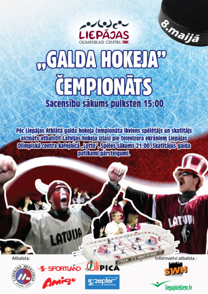 Noskaidros labākos galda hokeja spēlētājus