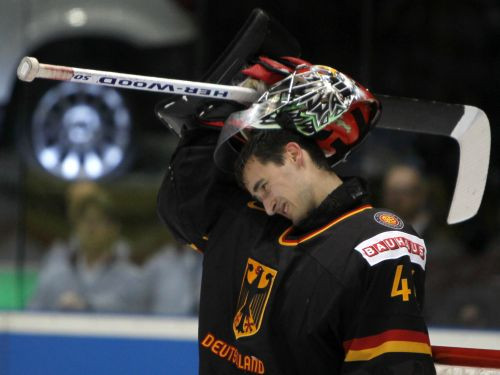 Pasaules hokeja čempionāta MVP - Vācijas vārtsargs Endrass