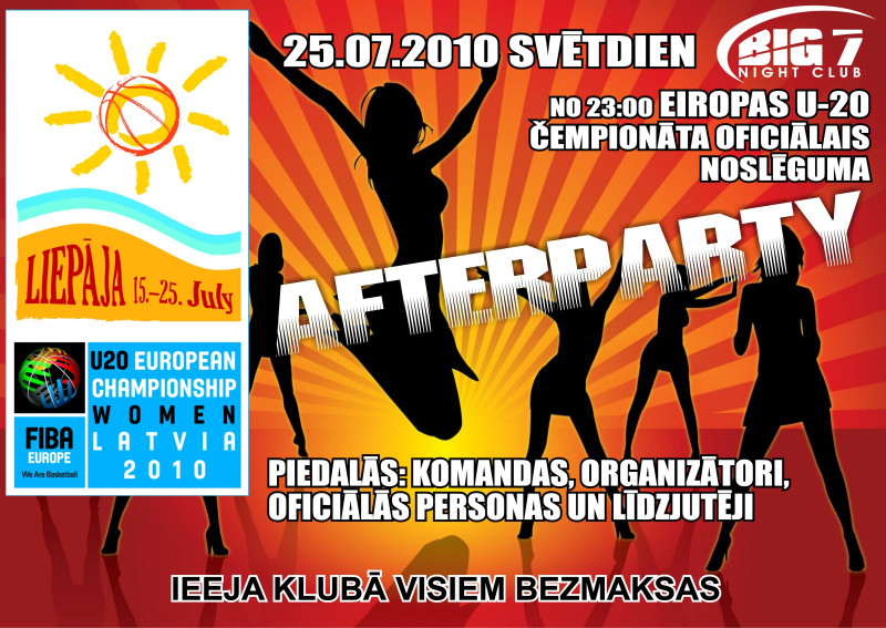 U-20 čempionāta "afterparty" klubā BIG7