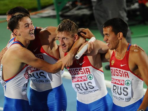 Krievijai dubultpanākums 4x400 metru stafetē