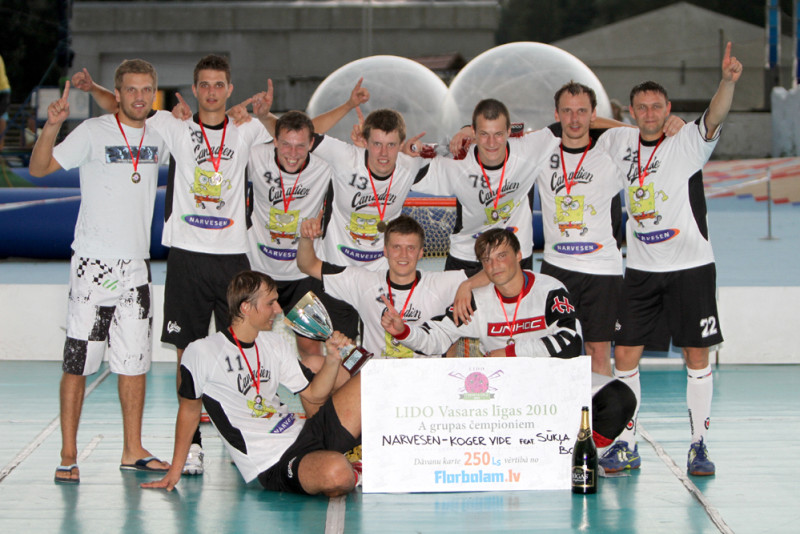 "Sūkļa Bobi" – "LIDO Vasaras līgas 2010" čempioni
