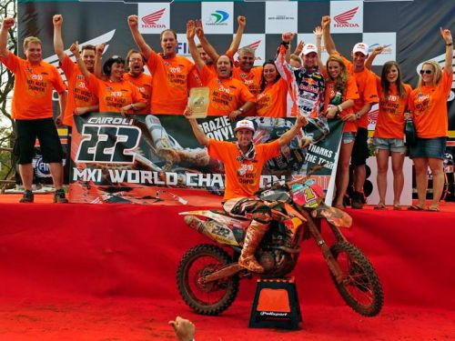 Kairolī uzvar Brazīlijā un kļūst par pasaules čempionu MX1 klasē