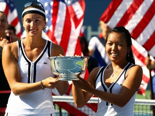 "US Open" dāmu dubultspēļu tituls tiek Kingai un Švedovai