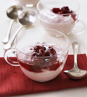 Ķirbju un dzērveņu deserts