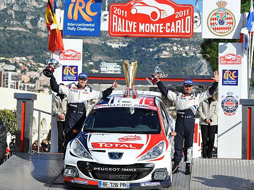 Montekarlo rallijā uzvar Bufjērs; P.Solbergs izstājas ceļā no finiša uz servisa parku