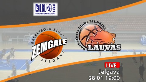 19:00 "Zemgale" - "Liepājas lauvas"