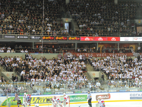 Panorāmas foto: Rīgas "Dinamo" - Jaroslavļas "Lokomotiv"