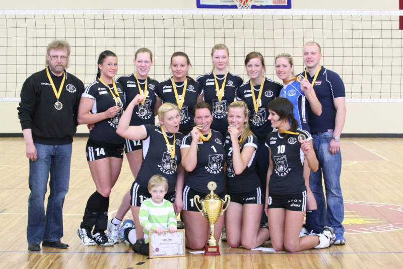 Latvijas atklātajā čempionātā uzvar "Jelgava/LU" volejbolistes