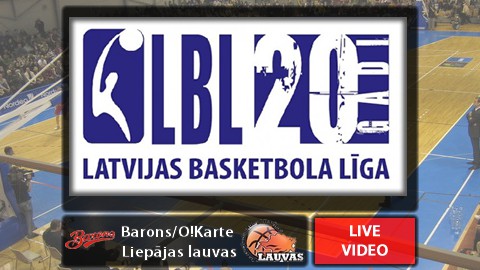 LBL spēle par 3.vietu "Lauvas" - "Barons/O!Karte"