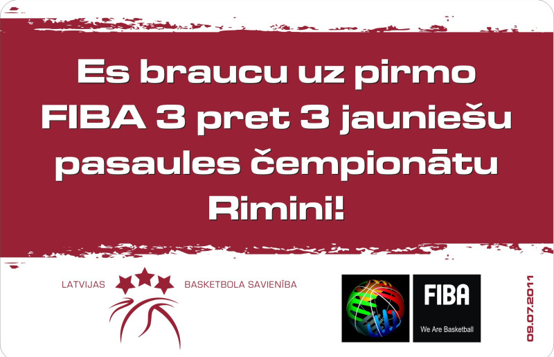 Zināmi 3 pret 3 basketbola turnīra "Uz Rimini 2011" dalībnieki