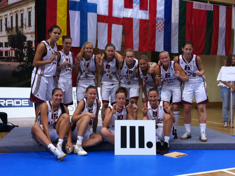 Juniorēm trešā vieta Eiropas čempionātā B divīzijā (+foto)