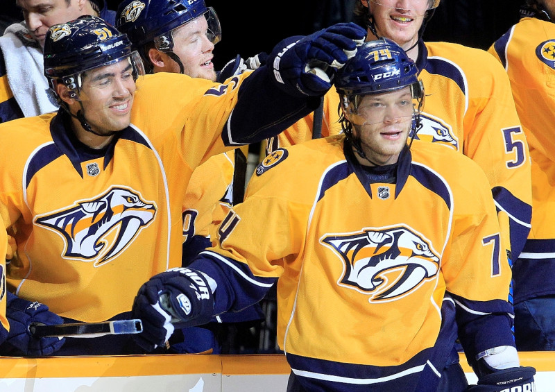 Kosticinam "hat trick", "Predators" trešā uzvara pēc kārtas