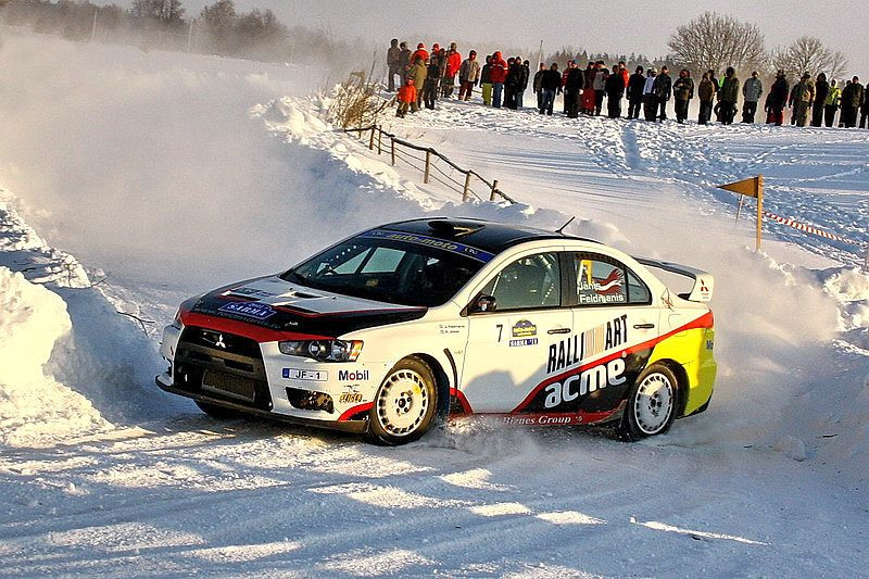 Feldmanis/Jesse ar ''Mitsubishi EVO X R4'' debitēs ziemas rallijā