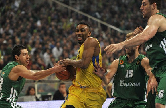 "Maccabi" Atēnās panāk neizšķirtu pret "Panathinaikos", Barselona notur "Unics"