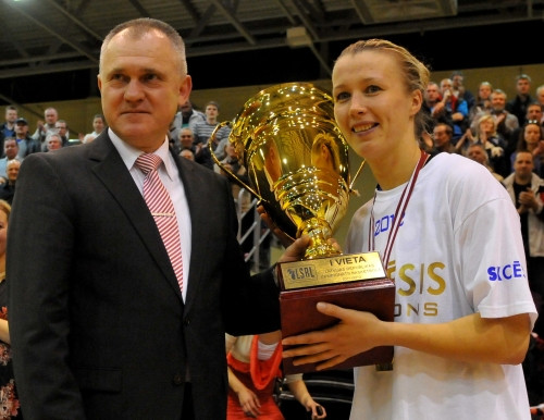 "Cēsu" basketbolistes – Latvijas čempiones