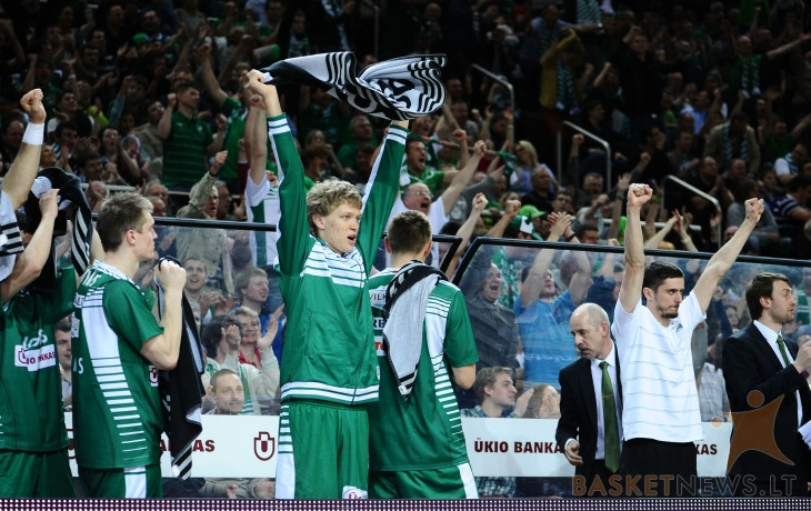 "Žalgiris" 14. reizi izcīna Lietuvas čempiontitulu