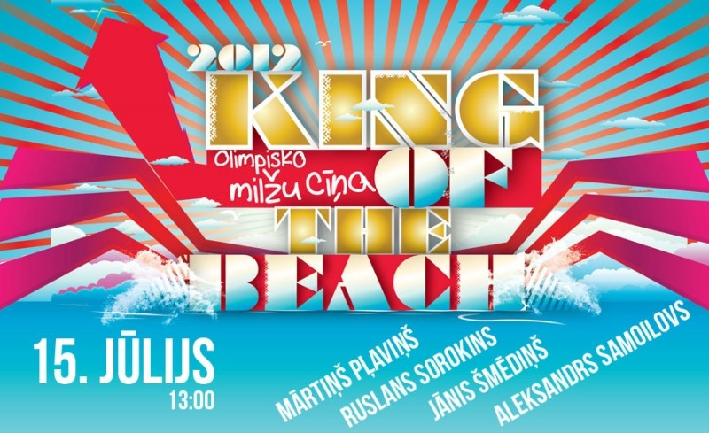 Svētdien "King of the beach – Olimpisko Milžu cīņa"