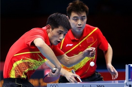 Ķīna turpina dominēt galda tenisā, jau ceturtais zelts