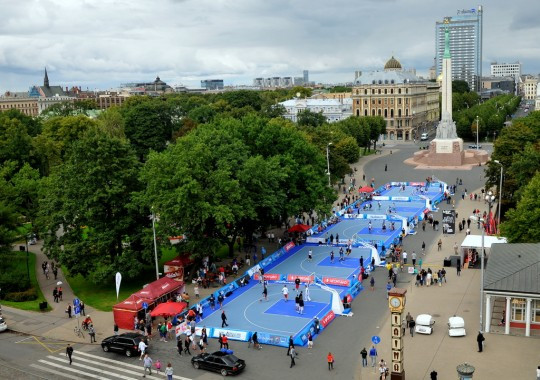 Latvijas čempionāts 3x3 basketbolā: soli pa solim (papildināts ar video par sestdienas notikumiem)