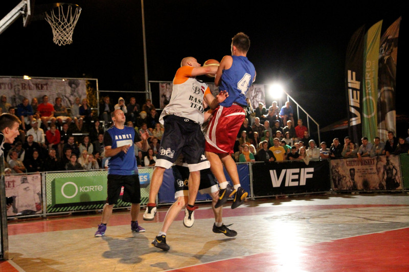 "Ghetto Games" vasaras kulminācijā "Ghetto Basket" trešais čempionu tituls "Armet"