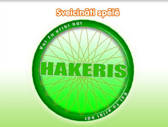 Spēlē spēli „Hakeris” un uzzini, vai esi pietiekoši zinošs datortehnikā!