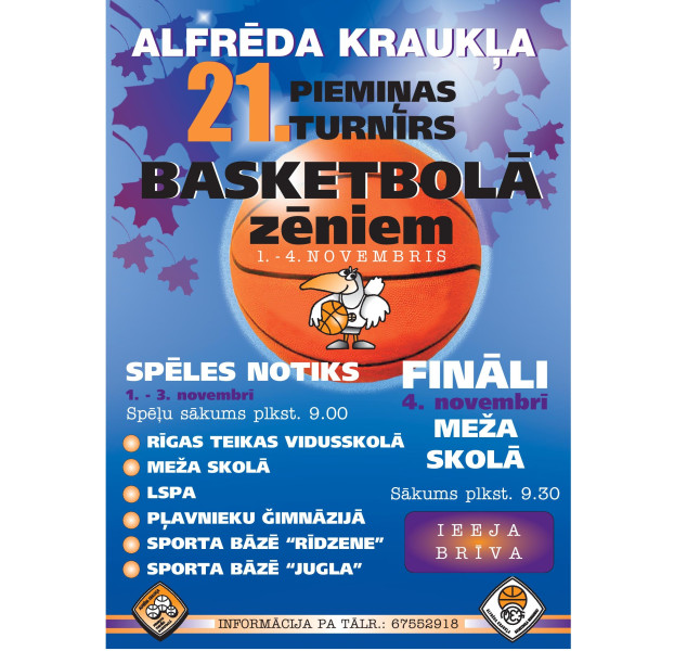 Alfrēda Kraukļa 21.piemiņas turnīrs