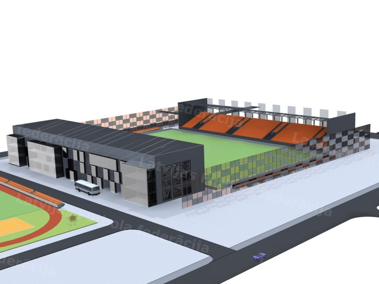 LFF izvēlas jaunā stadiona projektu (attēli)