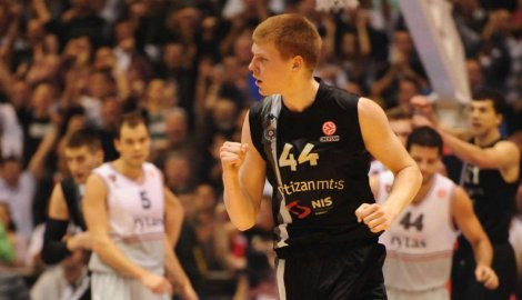 Bertāns un Blūms uguņo Belgradā, "Partizan" pieveic "Lietuvos rytas"