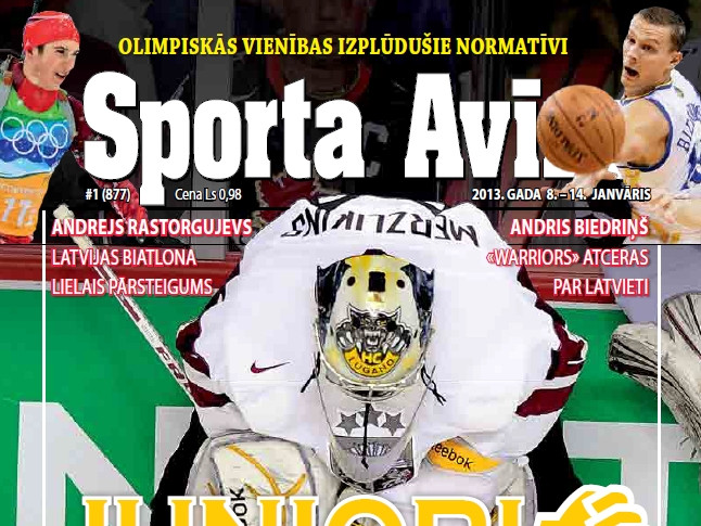 Sporta Avīze. 2013. gada 1.numurs (8.janvāris - 14.janvāris)