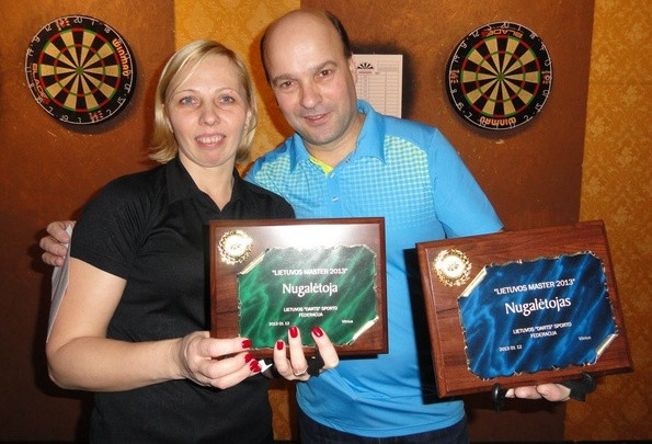 Irēna Bauze triumfē "Lithuanian Masters" šautriņu mešanā