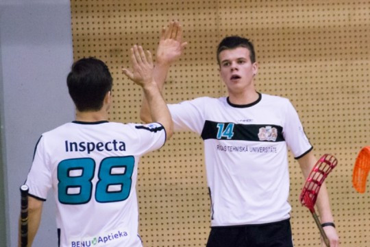 "RTU/Inspecta" kā pirmā iekļūst pusfinālā