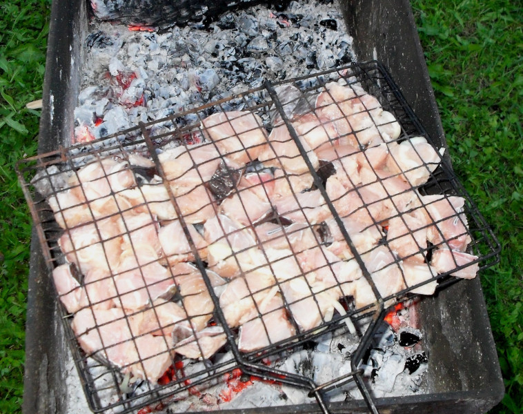 Grillēts sams vasaras galdam
