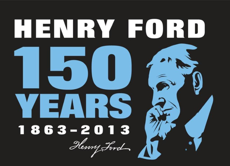Henrijs Fords atzīmē 150 gadu jubileju