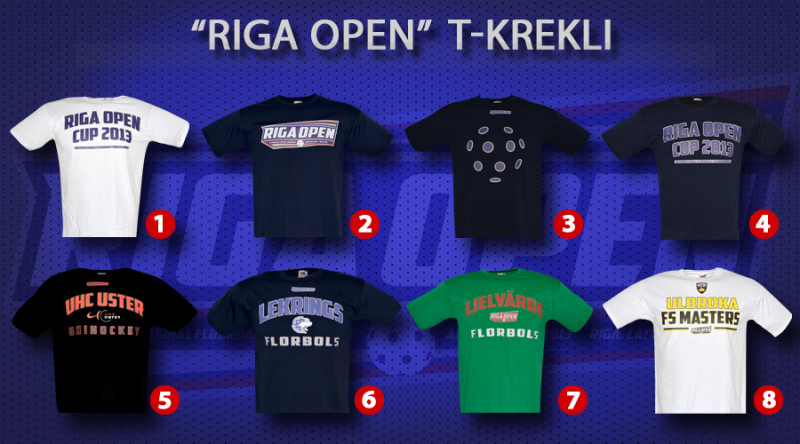 "RIGA OPEN 2013" + turnīra T-krekls -40%