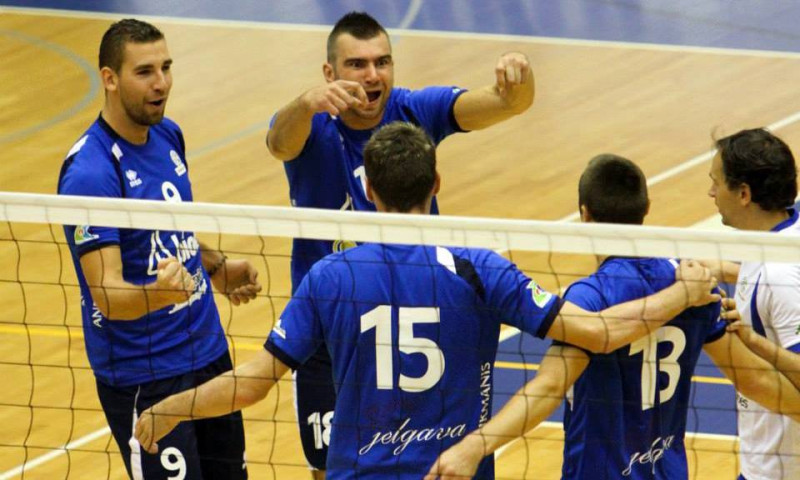 "Biolars/Jelgava" trijos sīvos setos pieveic "Daugavpils universitāti"