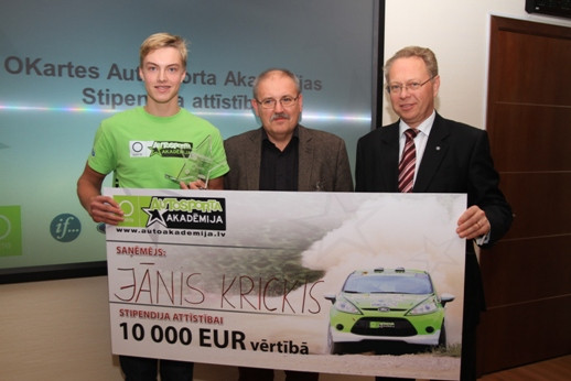 "OKartes Autosporta Akadēmijā" šogad pirmo vietu izcīna Jānis Krickis