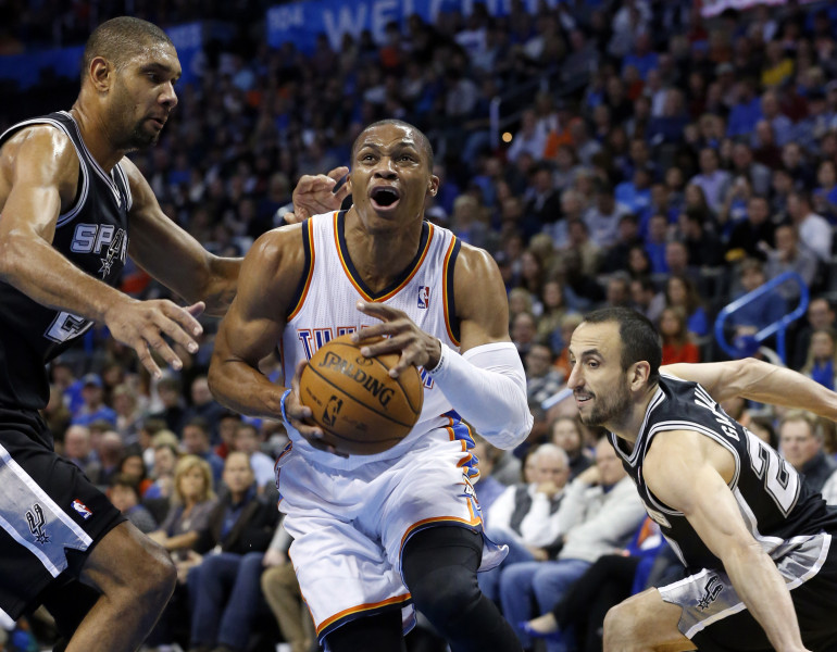 Vai "Thunder" astoņu uzvaru sērija pārtrūks Sanantonio?
