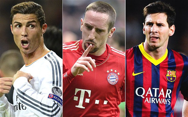 Ronaldu, Riberī, Mesi - kurš saņems "Ballon d'Or"?