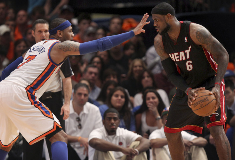 Vai Džeimss un "Heat" spēs revanšēties Entonijam un "Knicks"?